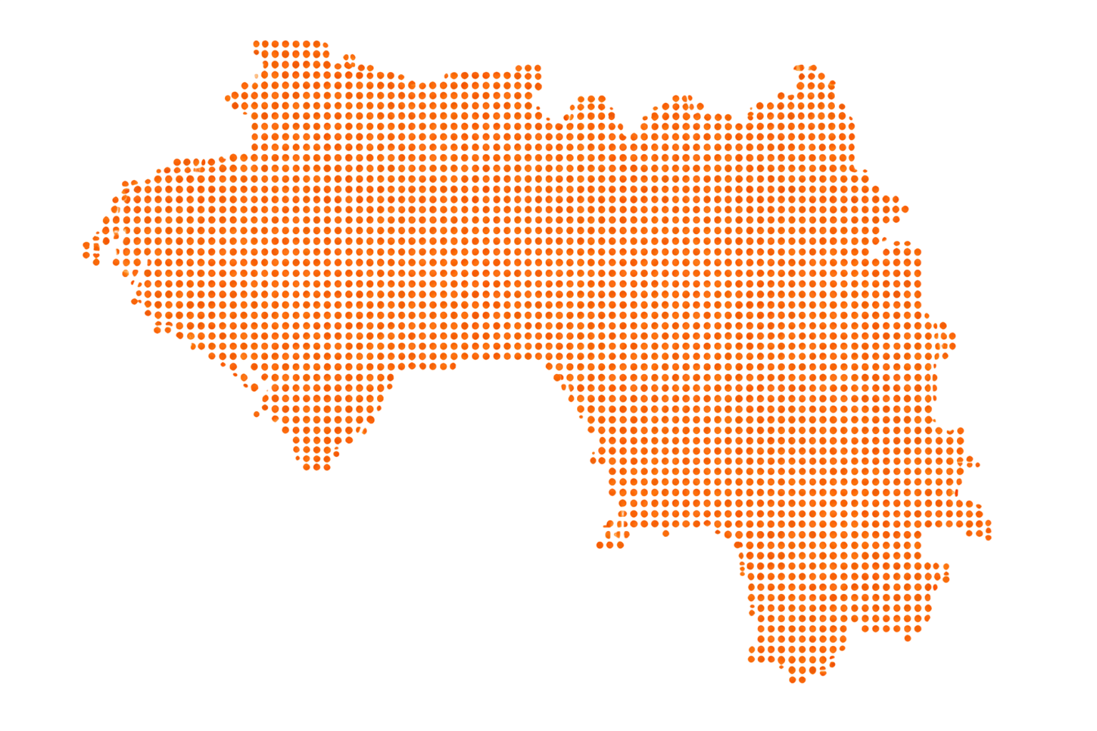 Guinea coverage map